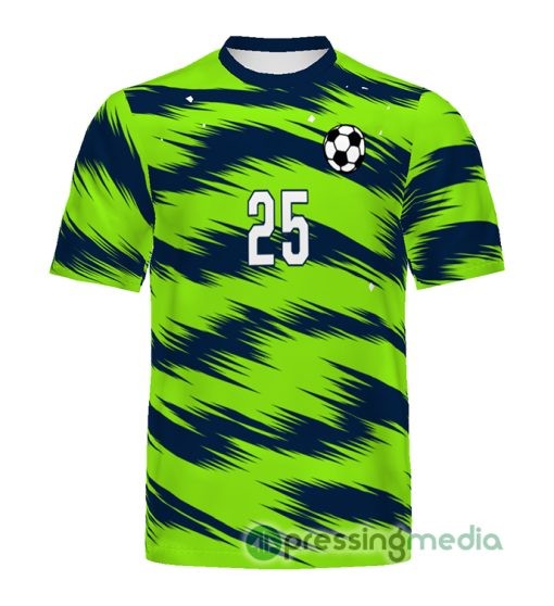 Free Style Dye Sublimated Turbo Crew Neck Soccer Jerseys - Image 4