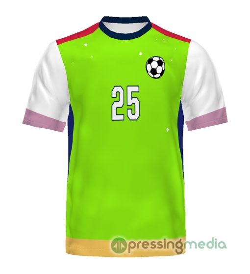 Free Style Dye Sublimated Turbo Crew Neck Soccer Jerseys - Image 5
