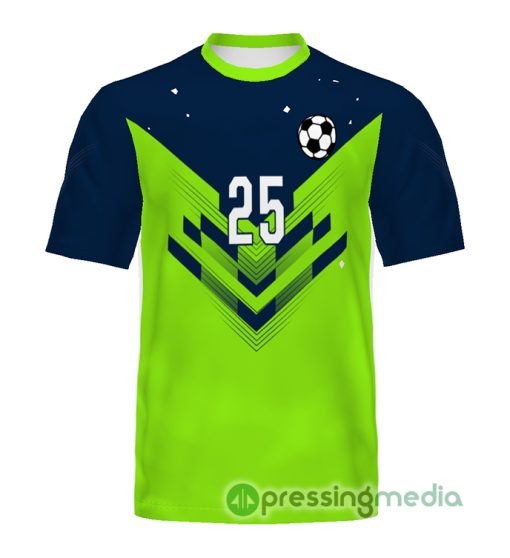 Free Style Dye Sublimated Turbo Crew Neck Soccer Jerseys - Image 6